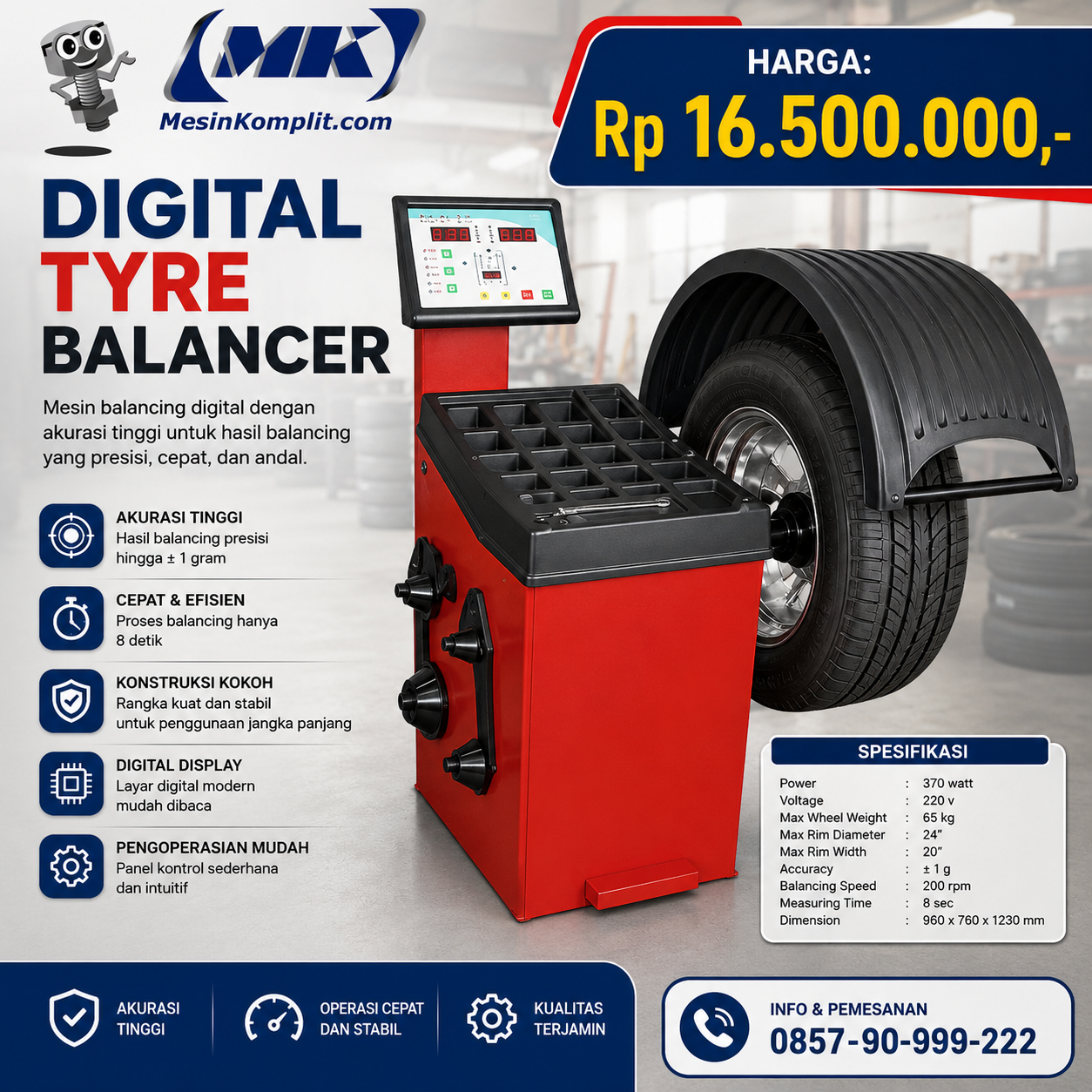 Mesin Balancing Digi...